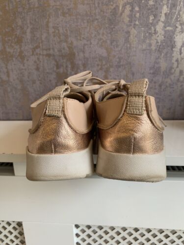 New Clarks Tri Clara Blush Pink Lightweight Shoe Trainers Trigenic UK 9 Lace Up - Picture 4 of 11