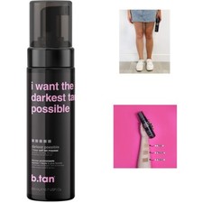 B.Tan Self Tanner I Want the Darkest Tan Possible Sunless Tanning Mousse 6.7 oz