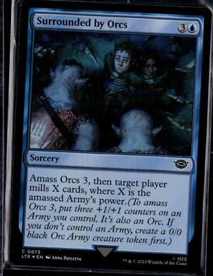 Surrounded by Orcs - FOIL # 0073 MTG LOTR