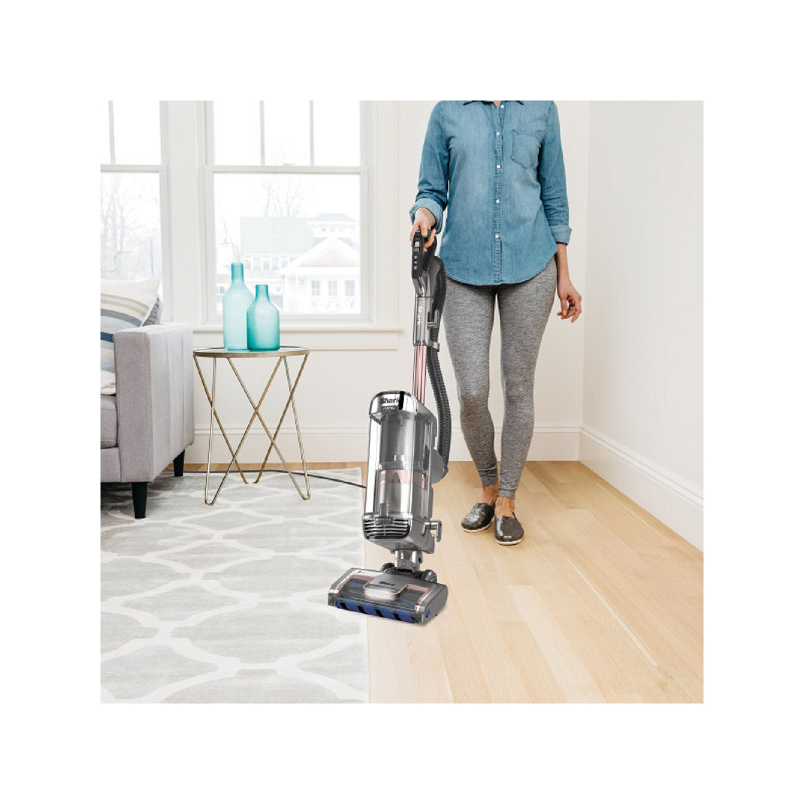 Shark AZ2002 Vertex DuoClean PowerFins Upright Vacuum with Powered Lift