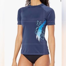 NWT Kanu Surf Women's Short Sleeve Sports Top and Marina Upf50 Training Shirt