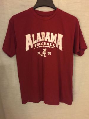 Vtg NCAA Alabama Crimson Tide football 1831 T-shirt Size Medium | eBay