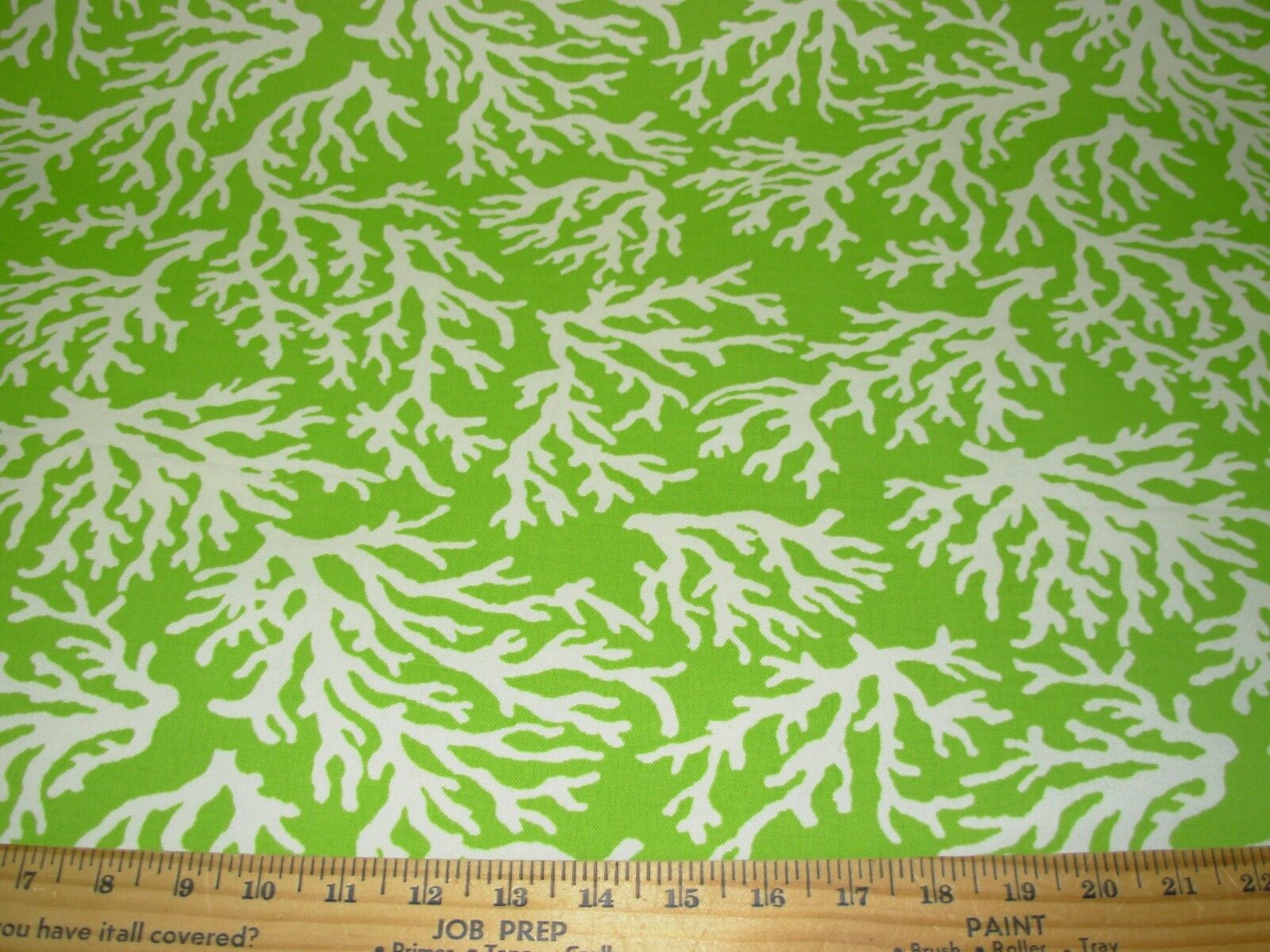 10 YDS SWAVELLE MILL CREEK IN OUTDOOR CORAL SEA LIFE UPHOLSTERY FABRIC FOR LESS