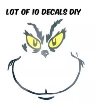 Christmas Decals stickers DIY Lot of 10 Art Crafting holiday Projects Children