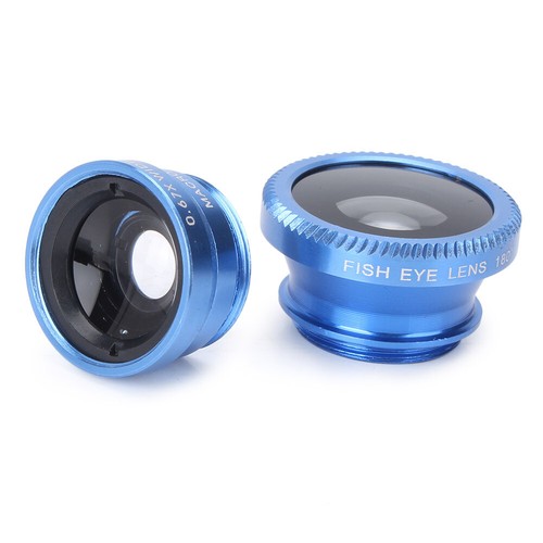 3 In 1 Fish Eye Wide Angle Macro Camera Clip-on Lens For Universal Mobile Phone - 第 4/19 張圖片
