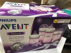 Details About Philips Avent Newborn Bottles Set 5 Bpa Free Infant Baby Girl Starter Kit Pink