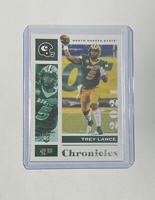 2021 Panini Chronicles Draft Picks Trey Lance Rookie RC #3 NDSU Bison