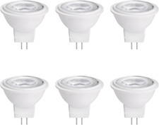 MR11 Gu4.0 Bi-Pin LED Light Bulb 3W 12VAC/DC Low Voltage LED Spotlights Warm Whi