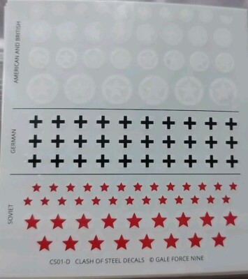 Clash Of Steel Decals