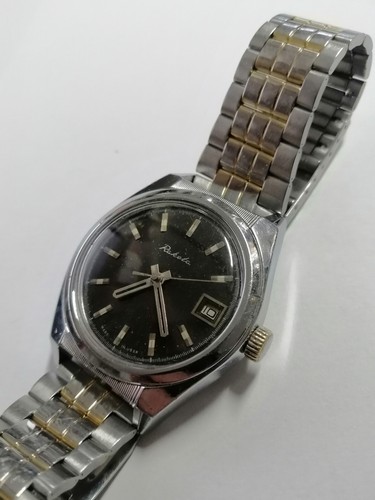 Vintage USSR RAKETA 2614.H Wristwatch black deal! - Picture 2 of 6