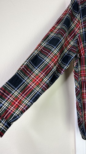 J Jill Tartan Plaid Button Down Shirt Size XL Normcore Cabin Core Women’s - Picture 3 of 9