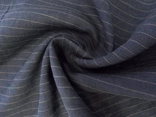 Navy with Tan Pinstripe Classic Linen Suiting - Stay Cool and Elegant - LAST ONE