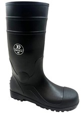 MENS WELLIES SAFETY STEEL TOE CAP WELLINGTONS WORK MUCKER RAIN BOOTS SIZE 6-13 U