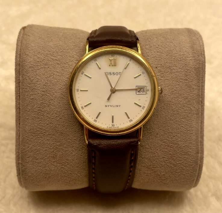 VINTAGE TISSOT STYLIST C290 HAND WATCH (95514) 7 JEWELS QUARTZ