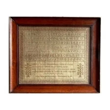 MAF & LE Treacher Sampler 1849~Wishing Thorn