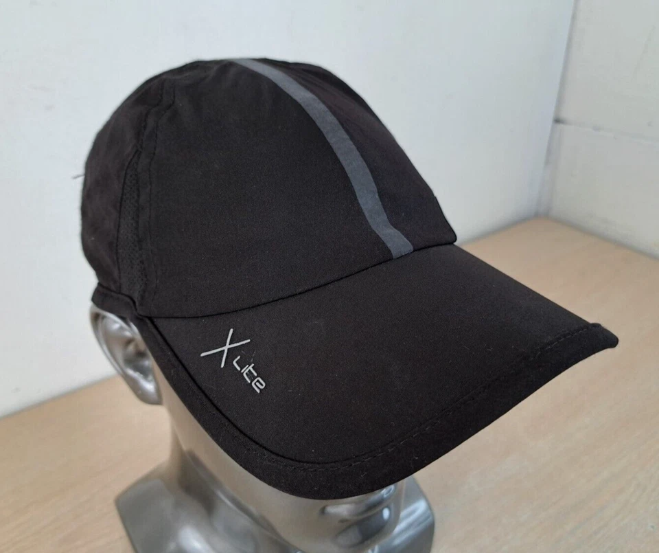 KARRIMORE XLITE DRYX ADJUSTABLE STRAPBACK RUNNING HAT/CAP, BLACK TENNIS/OUTDOOR - image 2 of 4