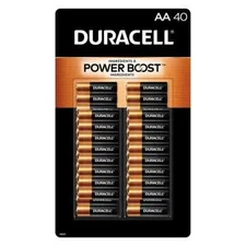 Duracell Power Boost AA Alkaline Batteries Pack of 40
