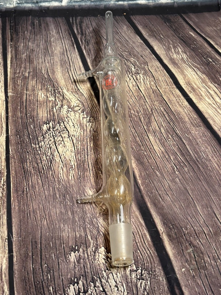 Allihn Condenser Lab Chem Glass 17" Long Lab Glass Inc eBay