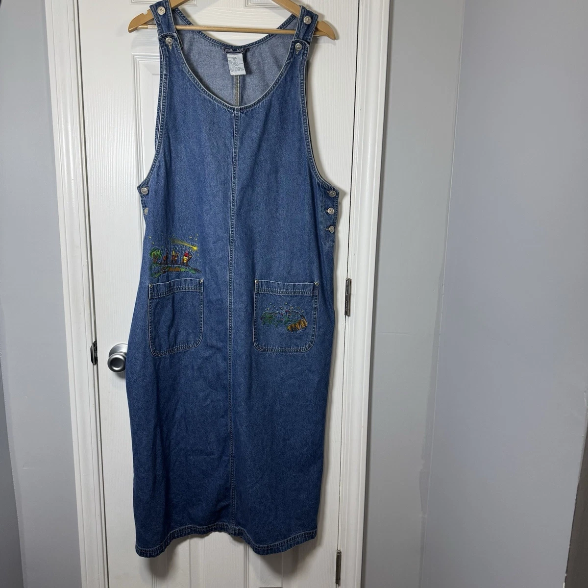 Denim Midi Women's Casual Overall Dress for sale | eBay Denim Midi Women's Casual Overall Dress for sale | eBay