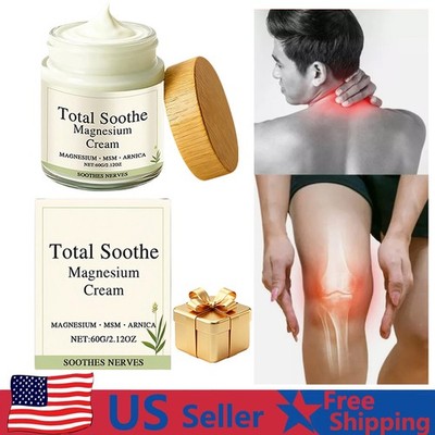 Total Soothe Magnesium Cream Total Relief Magnesium Creams Nerve Pain Relief ~US