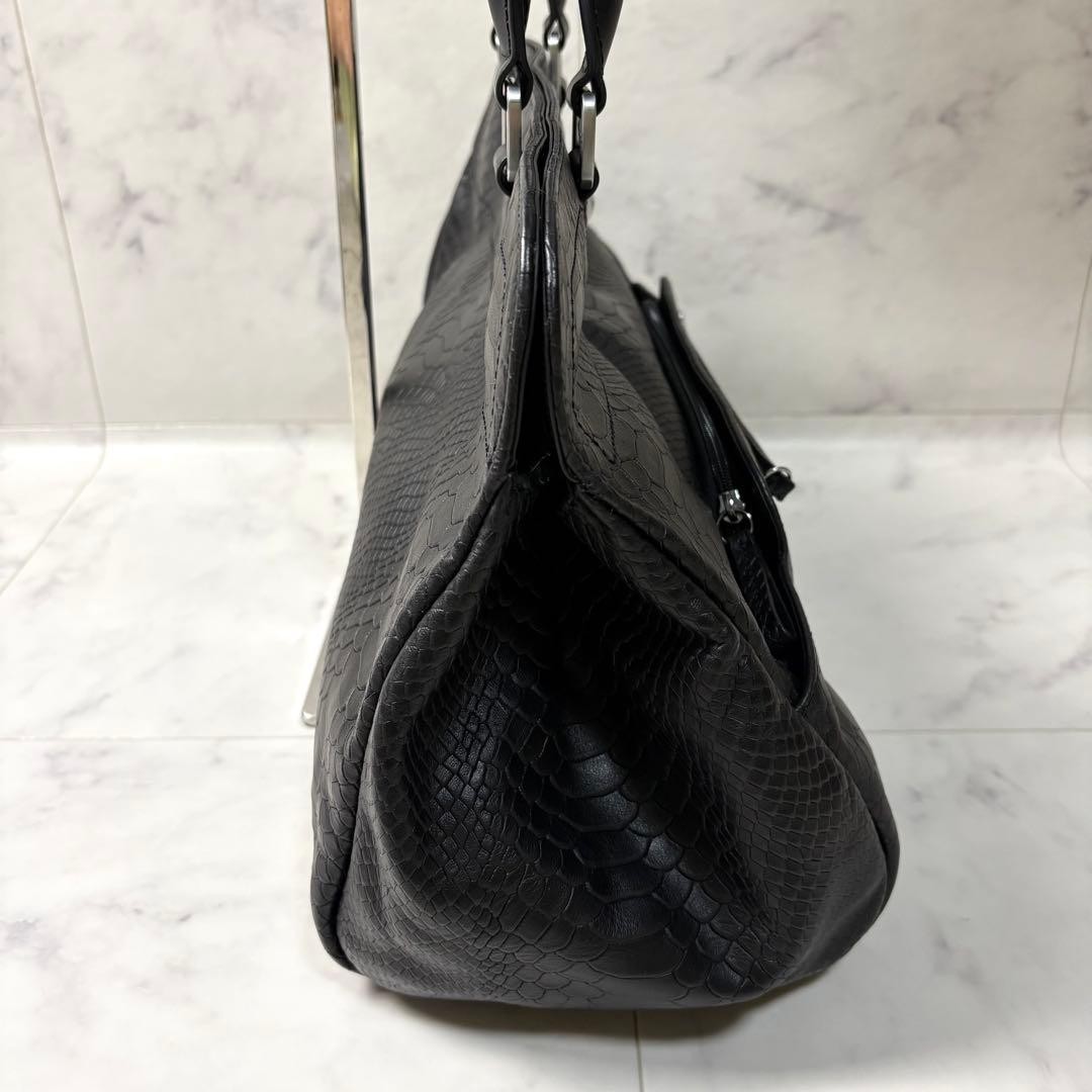 Excellent Condition LONGCHAMP Gabby Python Emboss… - image 8