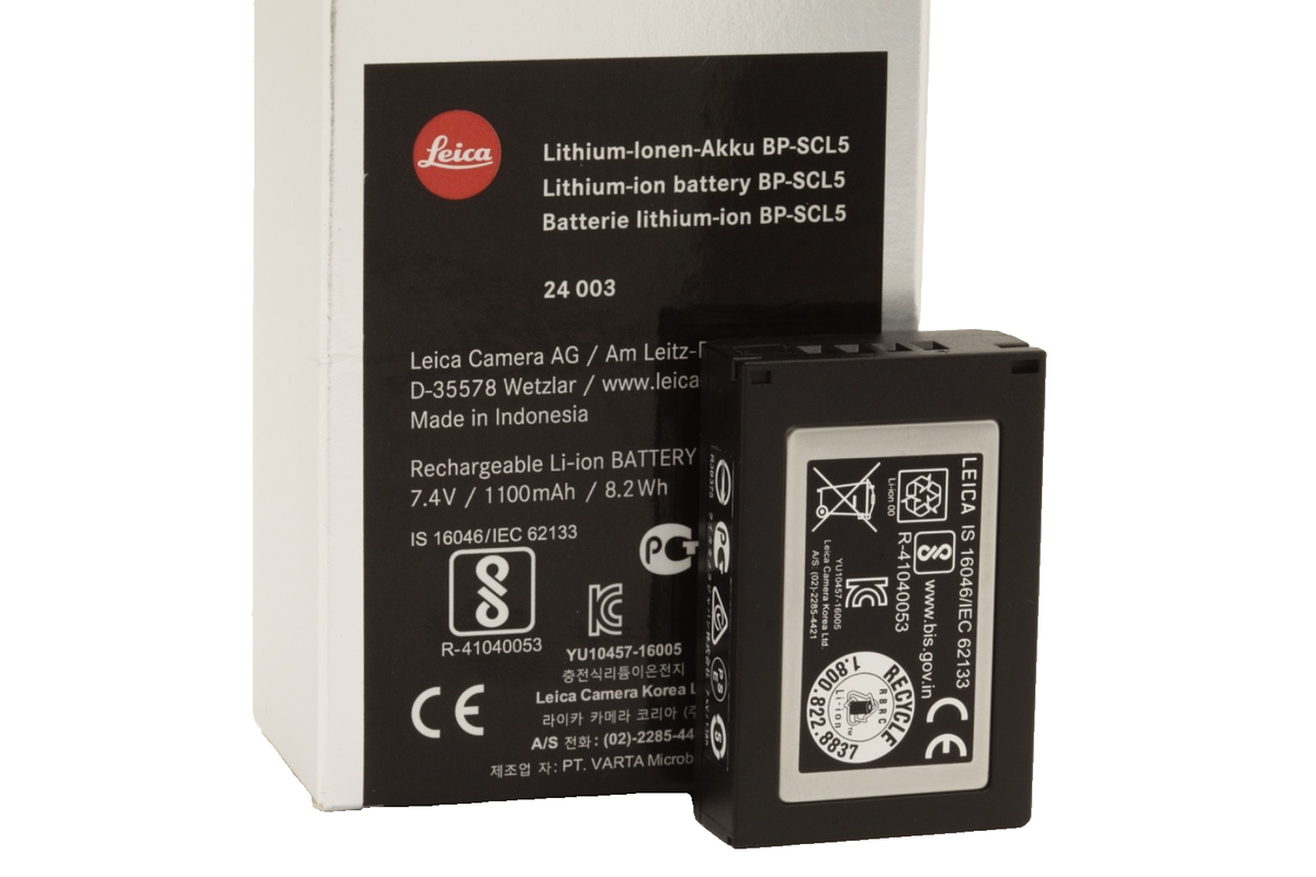 Leica BP-SCL5 Lithium-Ion Battery Pack for Leica M10 (MFR #24003 