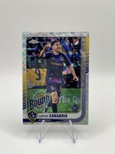 2025 Topps Chrome Mls - Lucas Sanabria #30 Wave Refractor (RC)