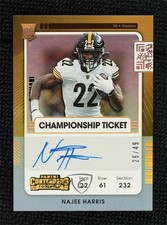 2021 Contenders Rookie RPS Championship Ticket 26/49 Najee Harris #111 Auto 1q7k