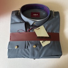 MEN Size 54M DAFFAH High Quality ALL SEASON Thobe CUFF SLEEVE SHIRT COLAR