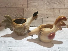 Yankee Candle Rooster  Hen Votive Tea Light Candle Holder Farmhouse Country