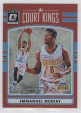 2016 Panini Donruss Optic Court Kings Red Prizm 93/99 Emmanuel Mudiay #39 02v3