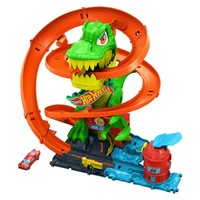 Hot Wheels JBM73 City T-REX-SCHLACHT Spielset Mehrfarbig
