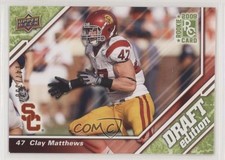 2009 Upper Deck Draft Edition Green 147/350 Clay Matthews #101 05ti