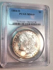 1884-O PCGS MS 64+ PLUS - $1 Morgan Silver Dollar UNC Better Date