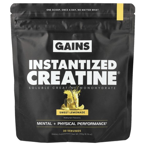Instantized Creatine®, Soluble Creatine Monohydrate, Sweet Lemonade, 8.78 oz