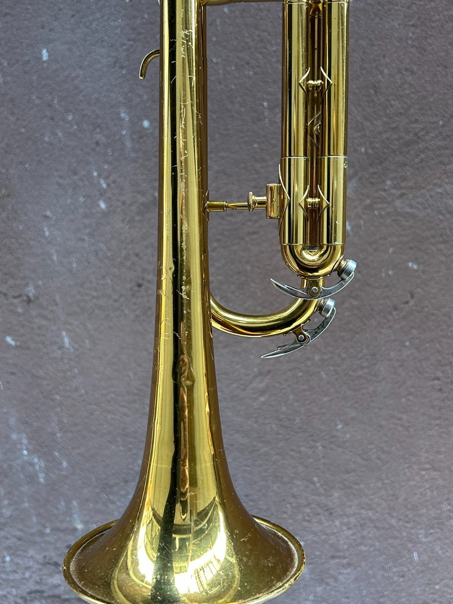 Vintage 1950s King Cleveland 600 Trumpet w/Case Musical Instrument