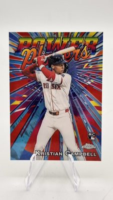 #ad #ad 2025 Topps Chrome Update Power Players Kristian Campbell #PP 27 RC $0.99