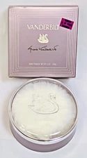 Vintage Gloria Vanderbilt Body Powder 5 oz Perfume Powder w Puff New in Box