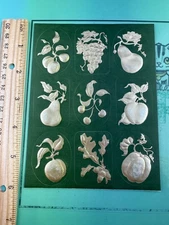 Vintage Sticker Sheet-Foiled Fruits