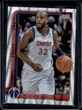 2025-26 Topps Chrome Khris Middleton RayWave Refractor #204 Wizards