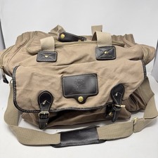 Holland Brothers Ford Eddie Bauer Collab Canvas Leather Travel Duffle Bag Duffel