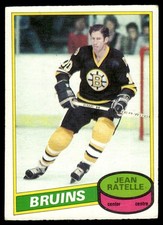 1980-81 O-Pee-Chee Vintage OPC Set Break Jean Ratelle Boston Bruins #6