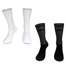 Quality Socks New Anti Slip Team Silicone Cycling Socks Men Bicycle Size 6.5-12