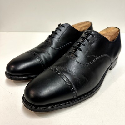 Crockett & Jones x Peal & Co x Brooks Brothers Cap Toe Black Calf