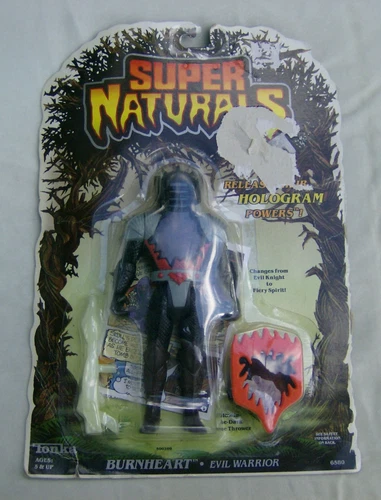 VINTAGE 1987 TONKA SUPER NATURALS BURNHEART ACTION FIGURE