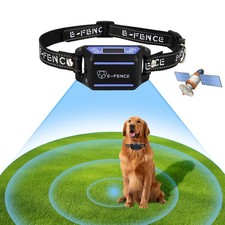 GPS Wireless Dog Fence, Electric Dog Collar Fence,Adjustable Warning Strength...