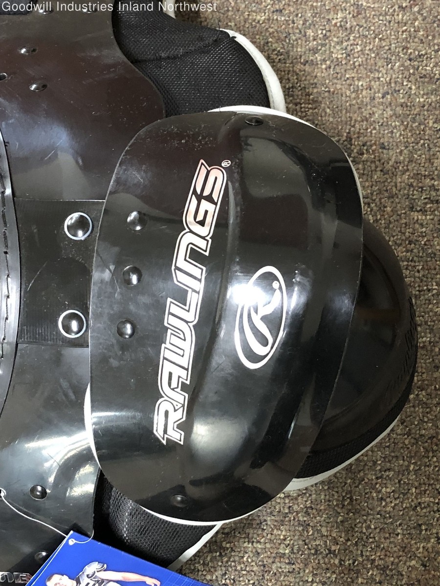 NWT Rawlings SRG Combat Football Black Shoulder Pads CP36L