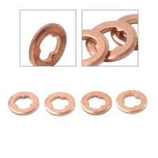 4Pcs Copper Diesel Injector Nozzle Seal Washers For Mazda BT-50 For Ford PJ PK
