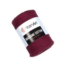 YarnArt Macrame Cotton 80 Cotton, 20 Polyamide Cord, 781-claret