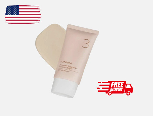 numbuzin No.3 Porcelain Base-skip Tone Up Beige 50ml
